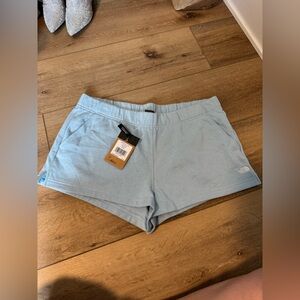 WOMENS NORTH FACE STANDARD FIT SHORTS BETA BLUE SIZE XXL New With Tags